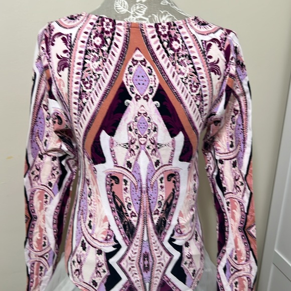 Free People Pick a Place Bodysuit Ivory Combo S - Picture 11 of 12